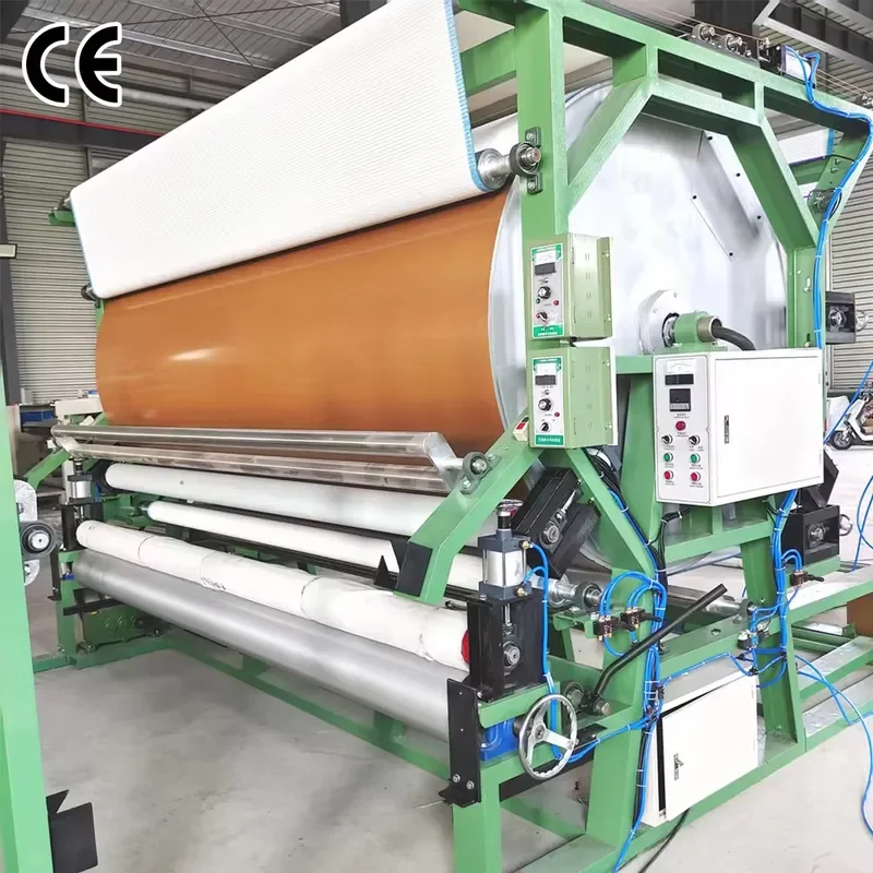 EVA Foam Laminating Machine with Mesh Belt - Automatic Water Based Glue Fabric Compound Machine for Shoe Carpet Packaging