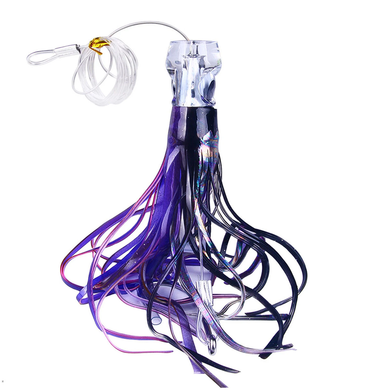 Erhöhen Sie Ihre Wechseln beim Fangen von Fischen mit umgestürzten Angelhaken mit Widerhaken in 22 cm Thunfisch-Luya-Angelköder