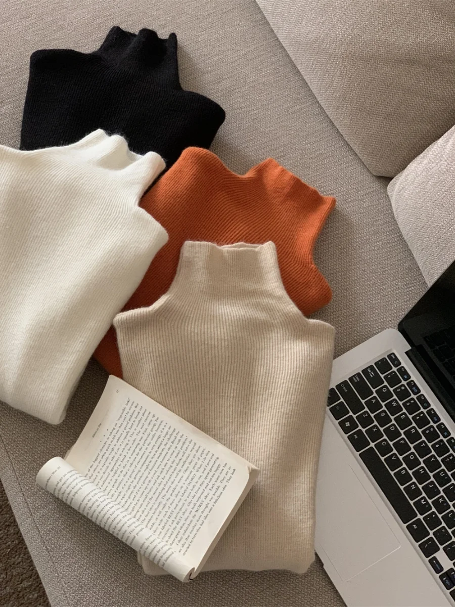 

Гонконгский вязаный шерстяной свитер High Ne Мягкий теплый дышащий искусственный Camere Long Sve круглый Ne Обычный тонкий