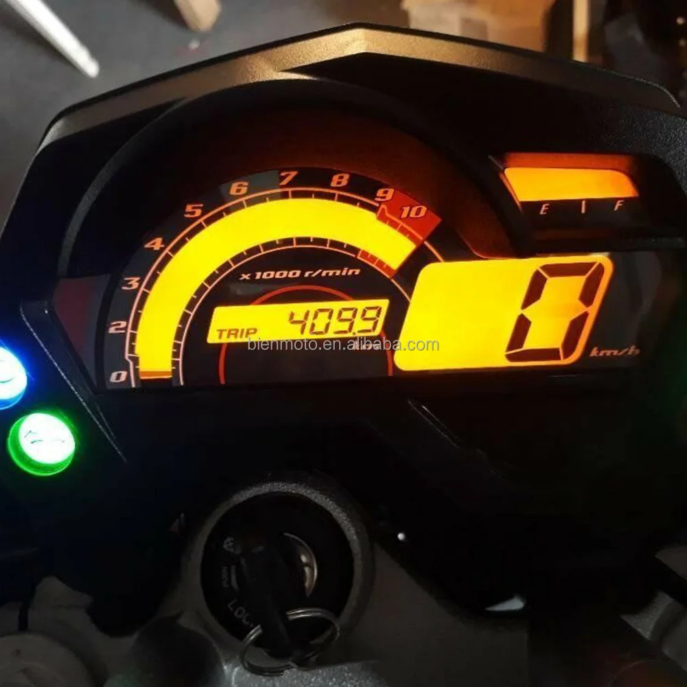 

LCD screen meter digital motorcycle odometer multi-function meter backlight waterproof speedometer fz16 spare parts
