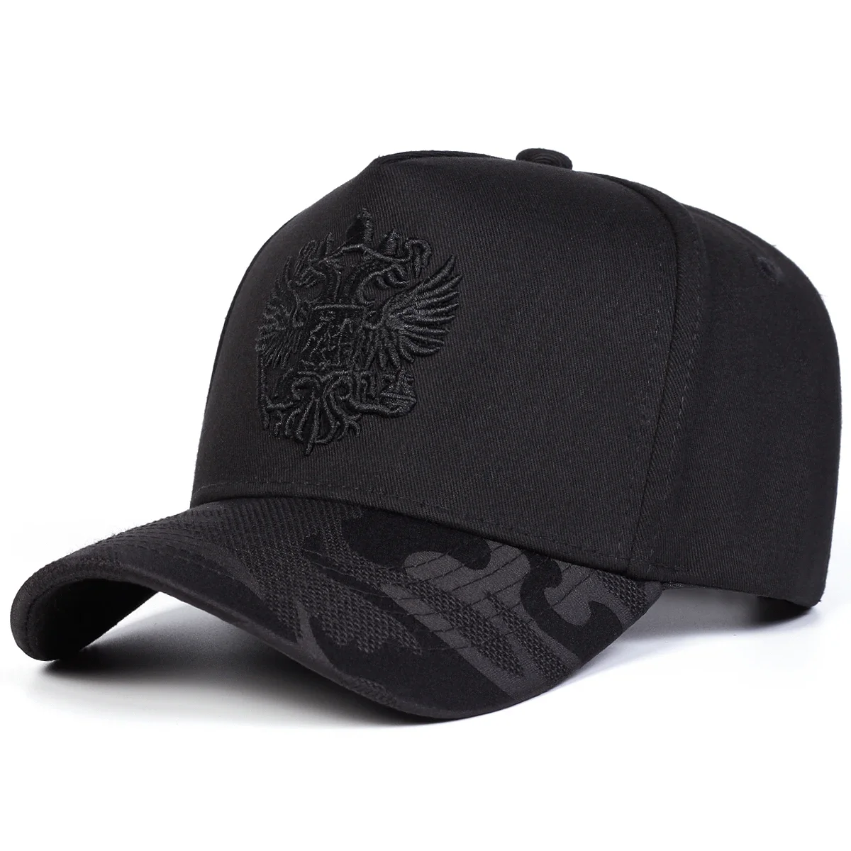 Unisex Russian Double Headed Eagle Embroidery Baseball Caps Spring Autumn Outdoor Adjustable Casual Hats Sunscreen Hat Cap