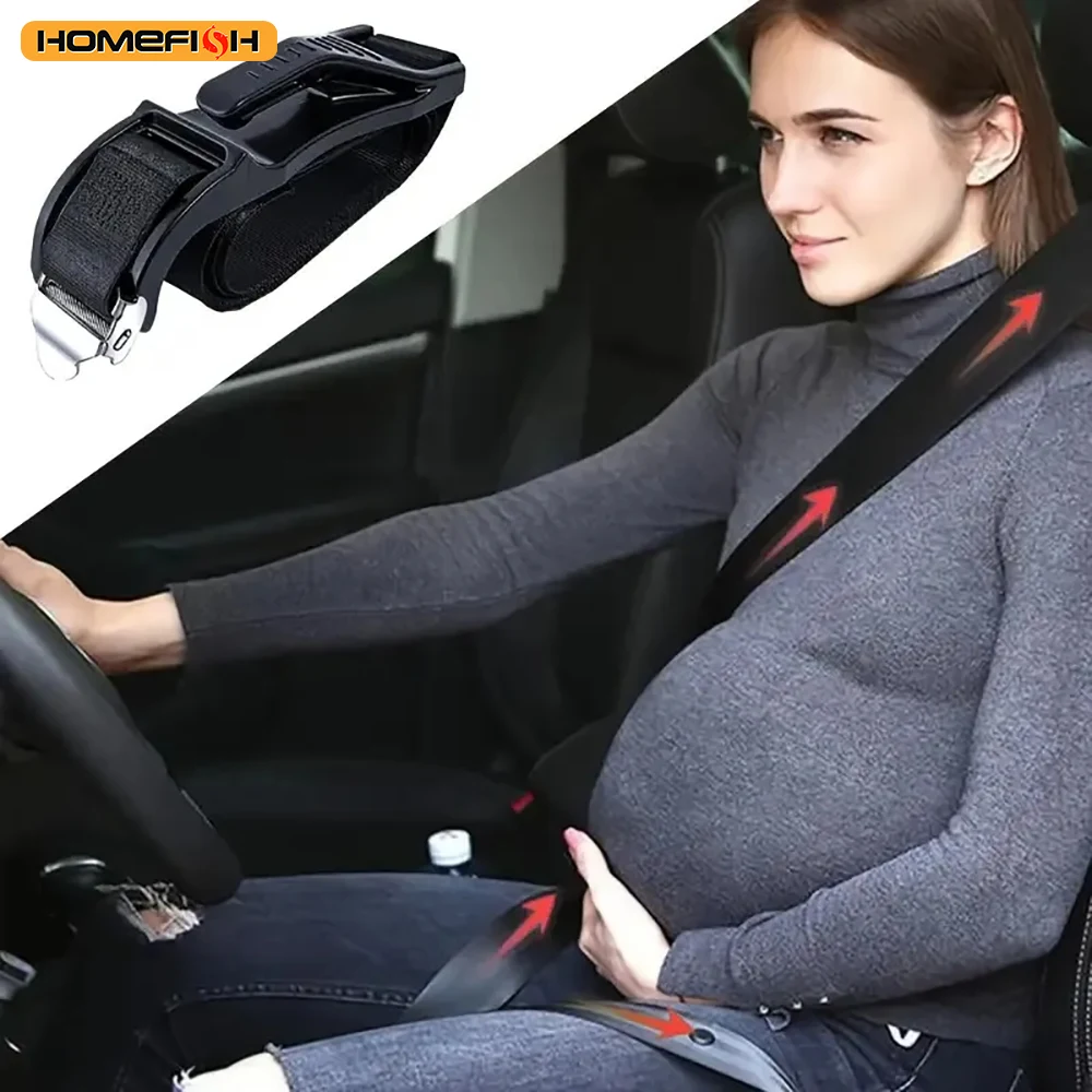 Universal Pregnant Moms Belly For Maternity Car Accessories Safe Belt Pregnant Woman Driving Seat Belt Adjuster Car Seat Belt