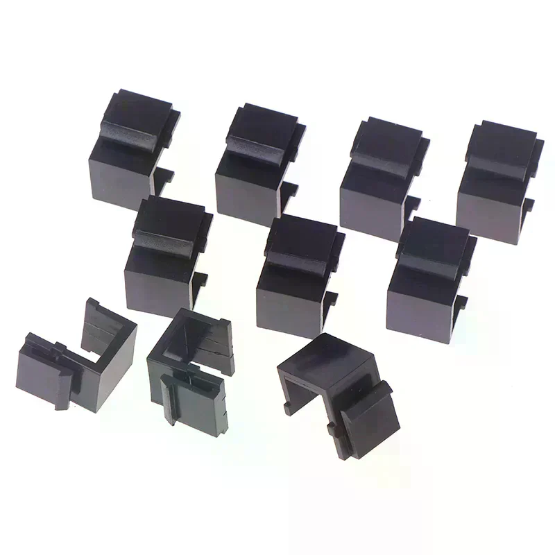10 PCS ZoeRax RJ45 Keystone Jack Inserts For Filling Blank Keystone Wall Plate And Patch Panel