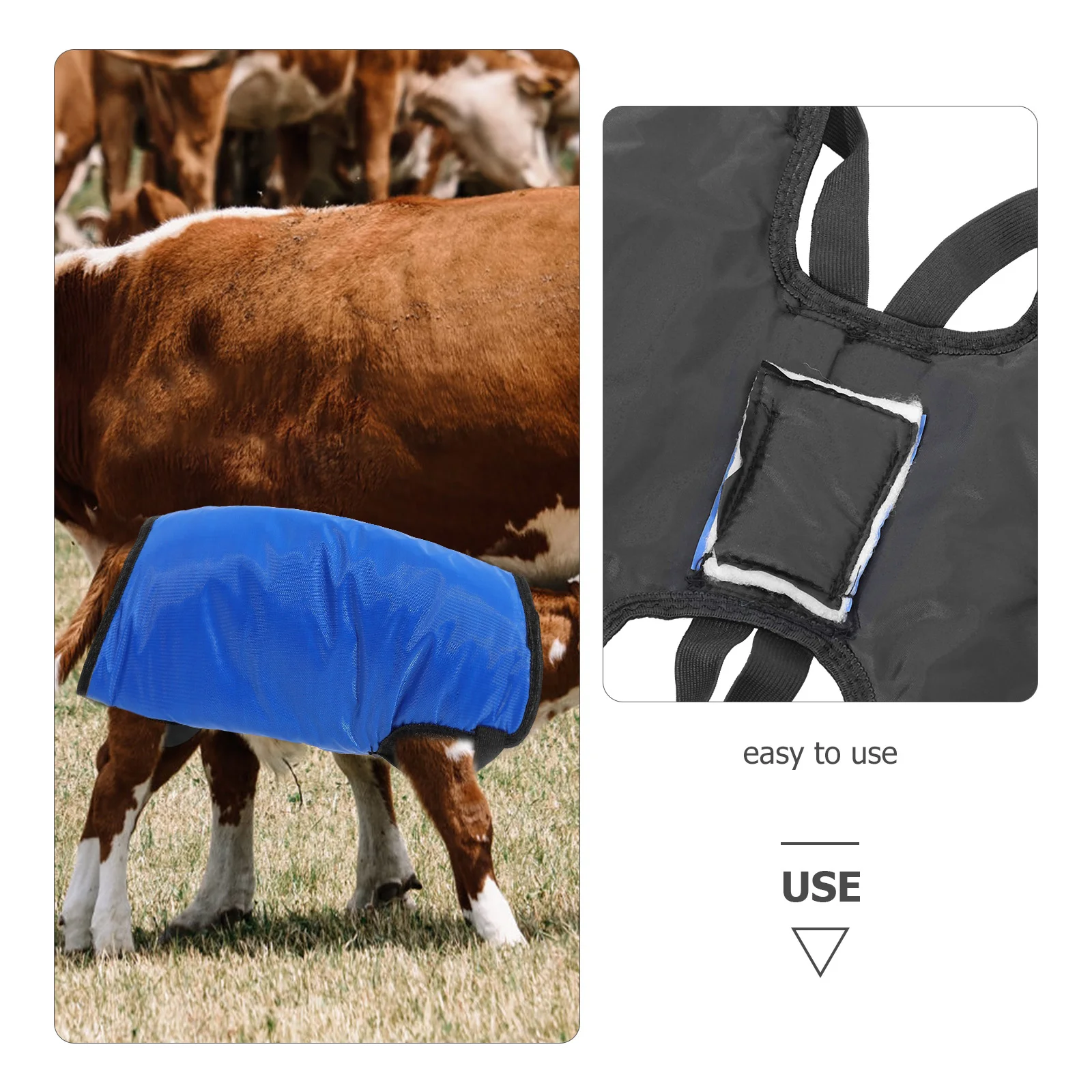 Calf Vest Farm Supplies Livestock Belly Protector Warm Clothes Winter Clothing Apparel Coat