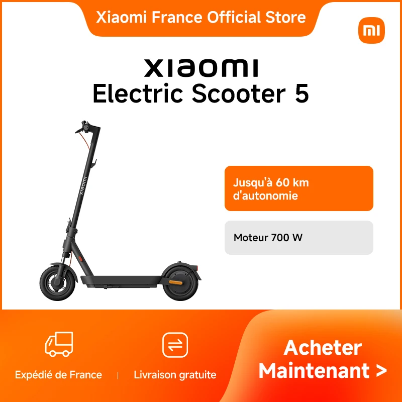 [Official] Xiaomi Electric Scooter 5 | Up to 60 km autonomy, motor 700 W