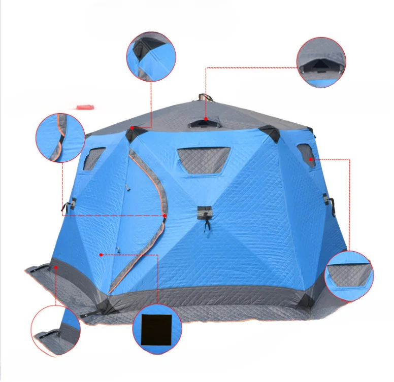 Wholesale Portable Cube Ice Fishing Tent Camping Outdoor Shelters