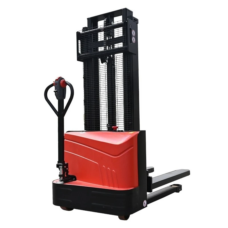 1.5 tons all-electric walking stacker hydraulic lift 3 meters forklift battery loading and unloading truck