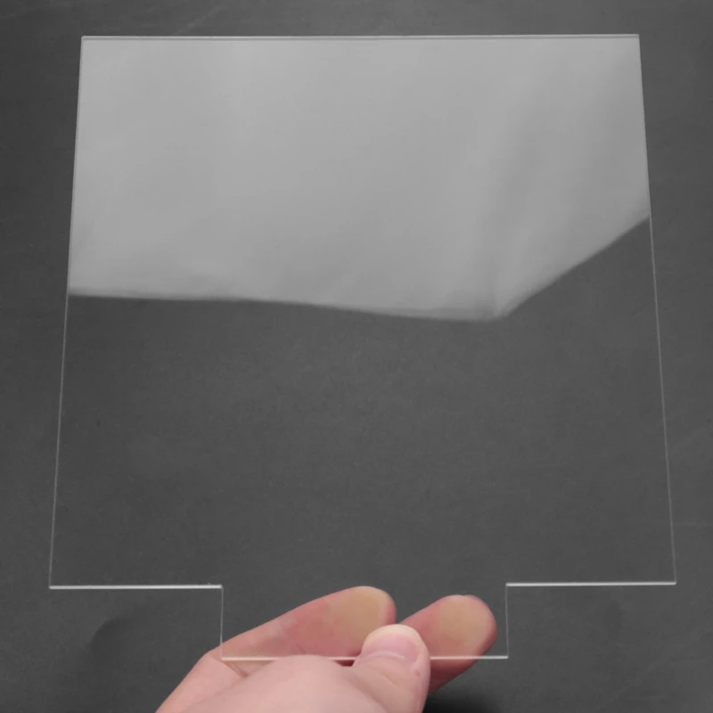 Acrylic Sheet Clear Cast For LED Light Base Table Signs DIY Display Projects Craft Led Lights For Projects 6 Pieces