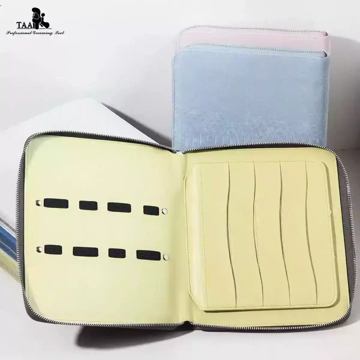 Pet Storage Bag Personalized Creative Beautician Large Capacity Professional Tools Morandi Color 8-bit Scissor Bag
