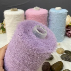 500g Imitation Mink Woolen Yarn Soft Baby Thread Double-sided Woolen Fluffy Thread DIY Hand Knitting Crochet Scarf Shawl Sweater