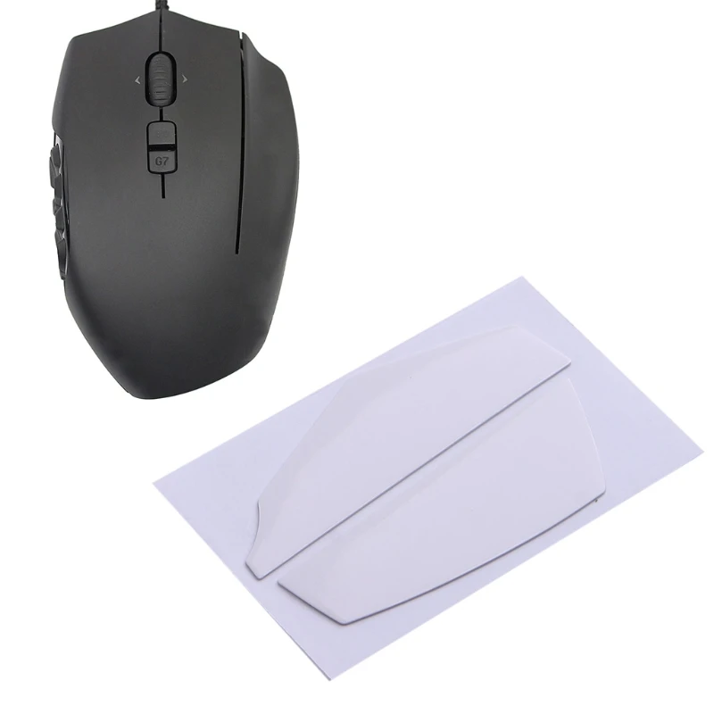 

1Pack Mouse Feet Pedal for G600 Mouse Replacement Mouse Feet Pads Glides Curve Edge Mouse Skates Sticker White