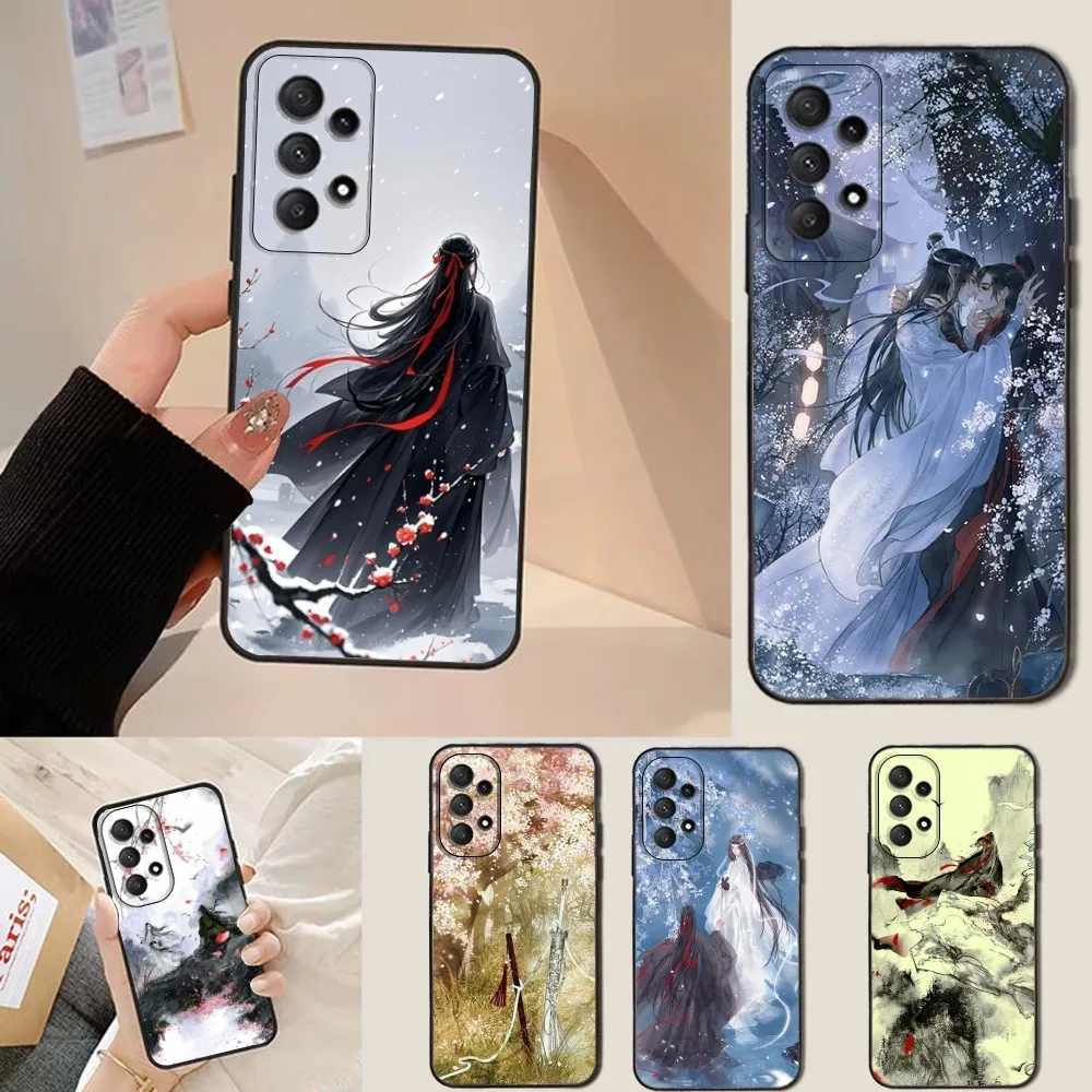 

Mo Dao Zu Shi Phone Case For Samsung Galaxy A13,A21s,A22,A31,A32,A52,A53,A71,A80,Soft Black Shell