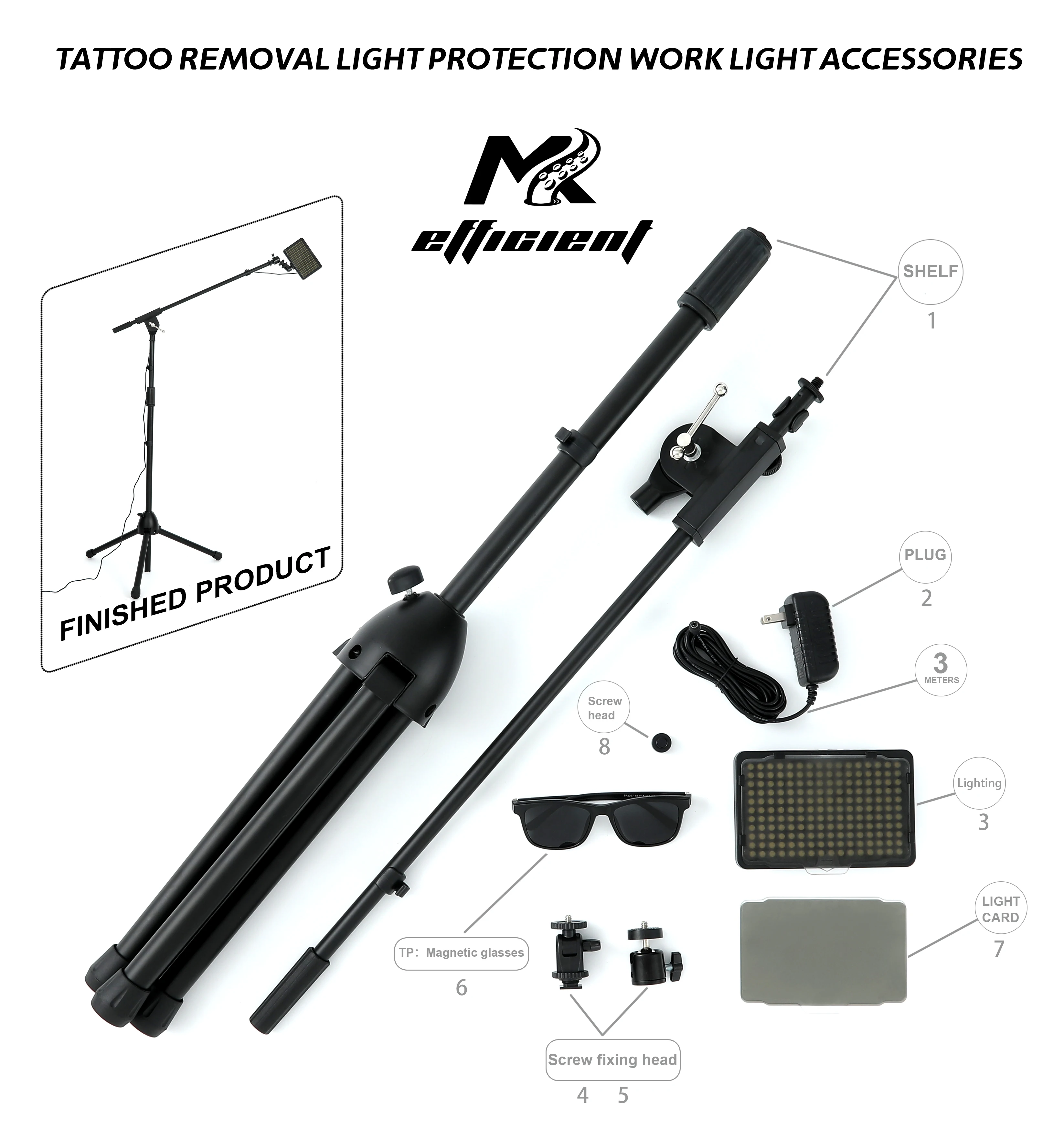 High Quality Reduce Reflected Light Of Tattoos With Cpl  glasses and light For tattoo process