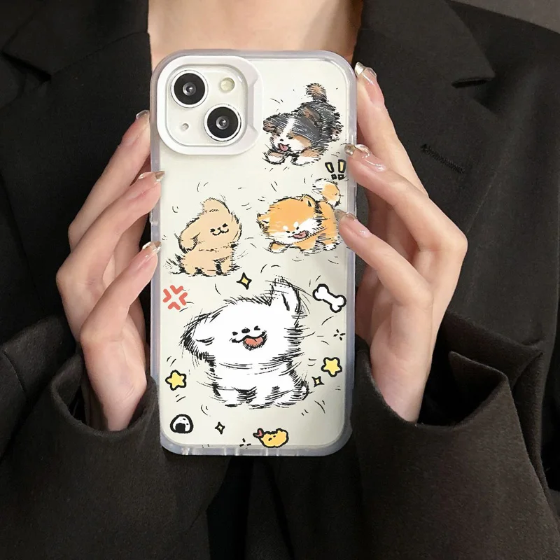 حافظة لهاتف آيفون 16 15 14 12 13 11 Pro Max IP 7 8 Plus Iphone X XS XR Xs Max