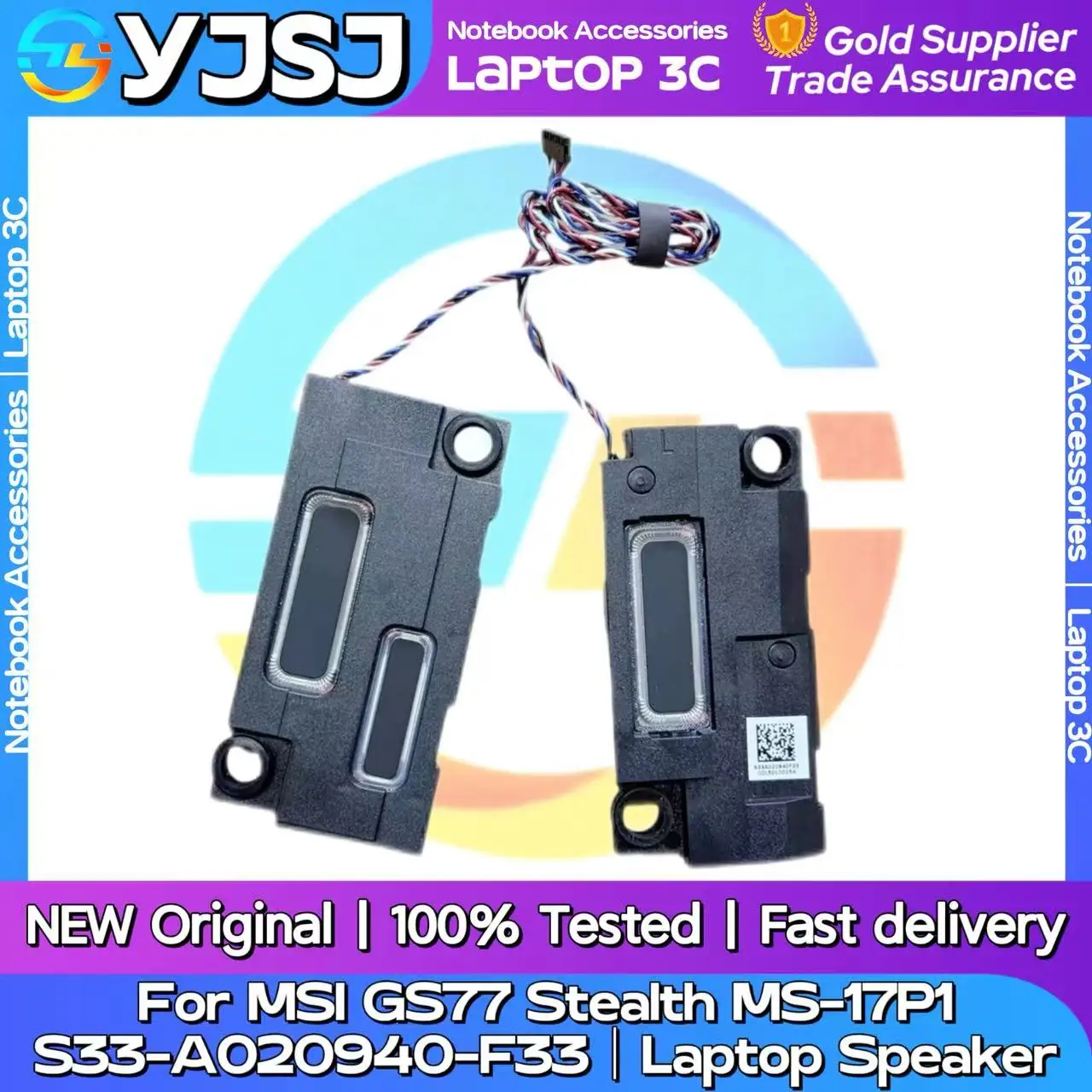 New Original Laptop Notebook Audio Speaker For MSI GS77 Stealth MS-17P1 S33-A020940-F33 built-in speaker horn audio