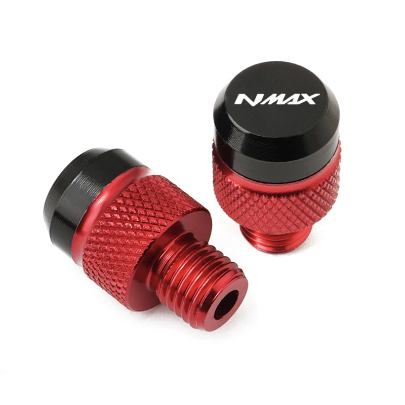 لياماها NMAX N-MAX 155 NMAX125 NMAX155 ماكس دراجة نارية الملحقات M10 * 1.25 CNC مرآة ألومنيوم ثقب المقابس مسامير البراغي يغطي #5