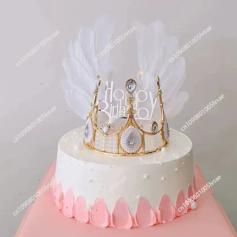 Fake Birthday Cake Nude Embryo 6-inch Crown Simulation Cake Model Showcase Window Wedding Party Ornaments Art Photography Props