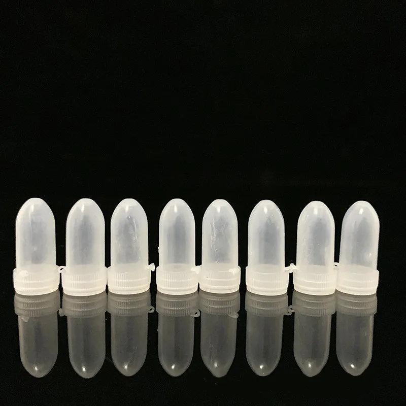 500-2000pcs Empty 1ml Plastic Shell with Cap Antipyretic Plug Shell Capsule Shell Suppository Shell Febrifuge Antifebrile Shell