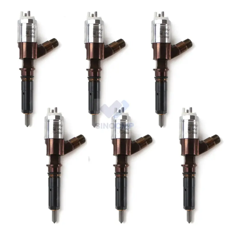 

6pcs 3264700 295-9130 326-4700 10R-7672 32F61-00062 Diesel Fuel Injector For CAT C-6 C6.4 315D 319D 320D Excavator