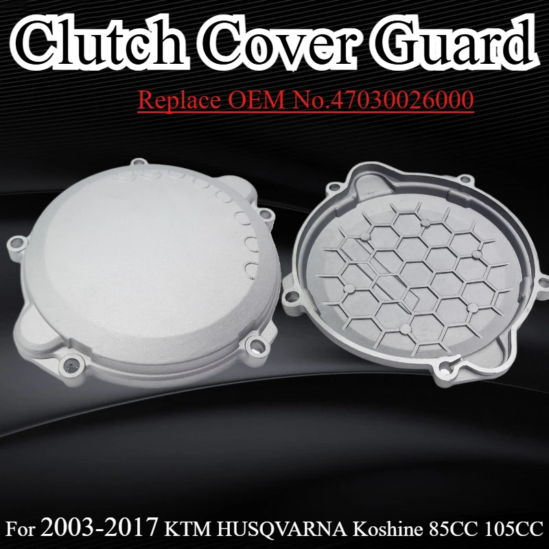 85CC 105CC Motorcycle Clutch Cover Reinforced Engine Guard Protector For KTM SX85 SX105 HUSQVARNA TC85 Koshine XN85 XN 2003-2017