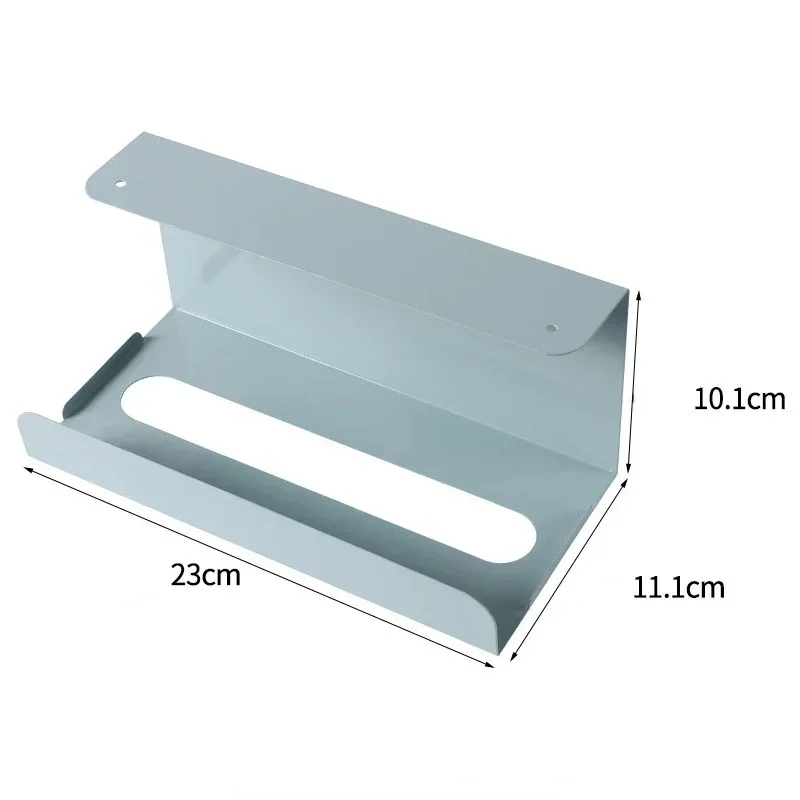 Tissue Box Under Cabinet Paper Towel Holder Multi-functional Iron Strong load-bearing Paper Towel Rack Desk Kitchen Accessories