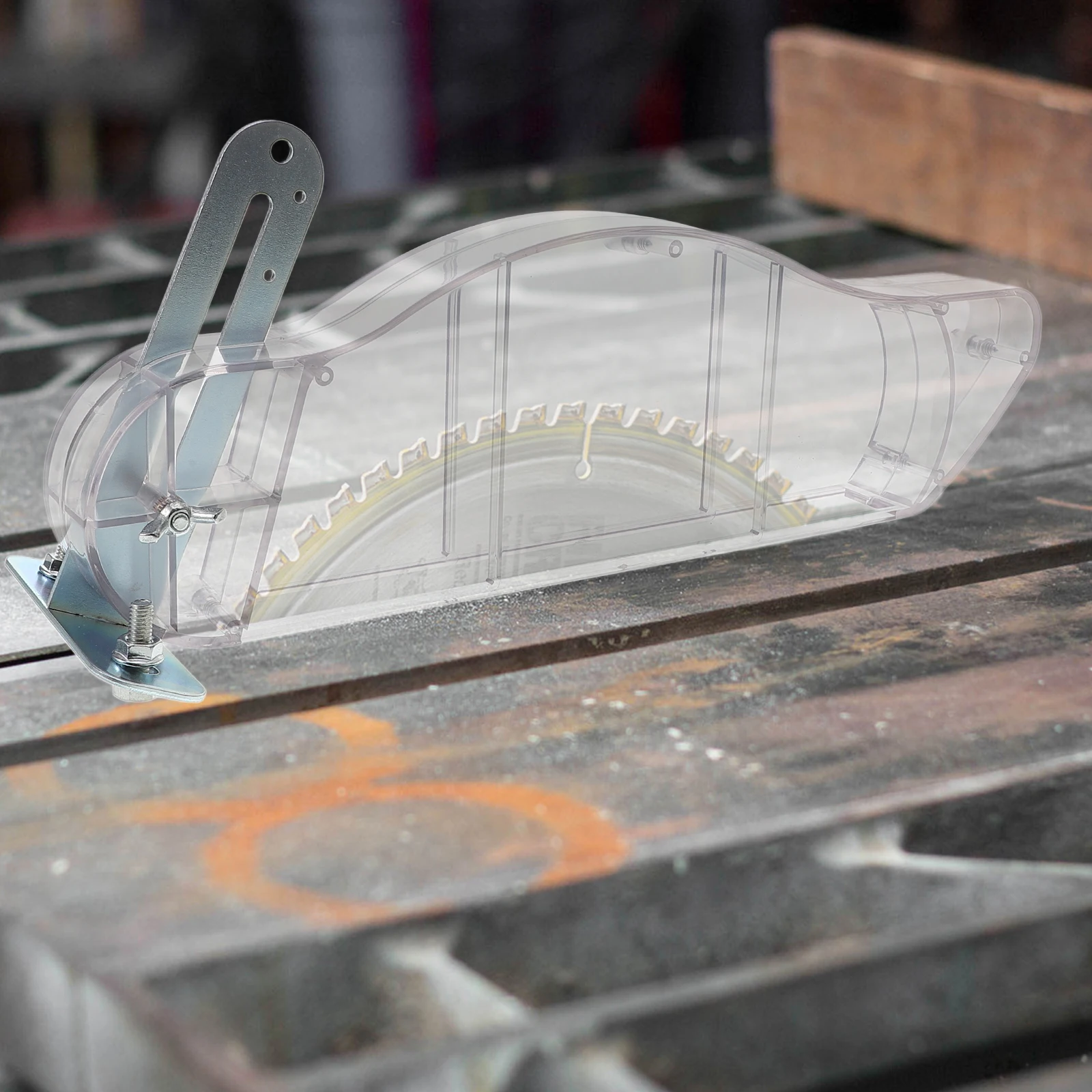 

Table Saw Dust Cover Transparent Plastic Guard Circular Enclosure Protective Case Dust Collection Safety Shield Workshop