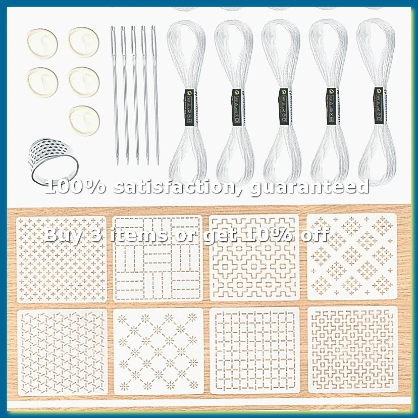 24Pcs Plastic Stencil Kit 4.7 X 4.7 Inch Geometric Pattern Template Drawing Line Embroidery Beginners