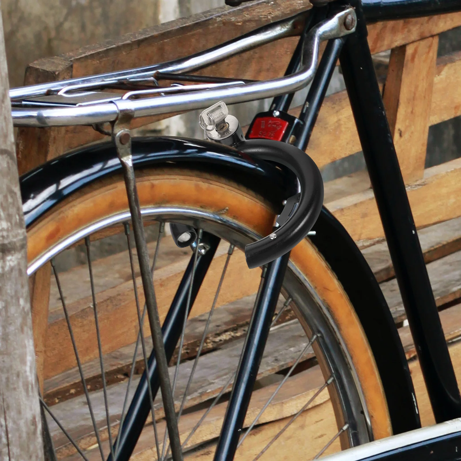 

Bike Lock Sturdy Round Reusable Electric Scooter Padlock Portable Cycle Multi Function Disk Brake Secure Mountain Bike Urban