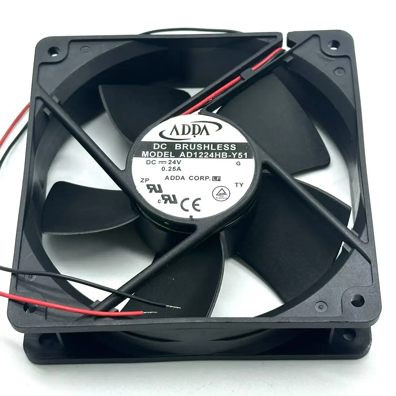 ADDA AD1224HB-Y51 DC 24V 0.25A 120x120x32mm 2-Wire Server Cooling Fan