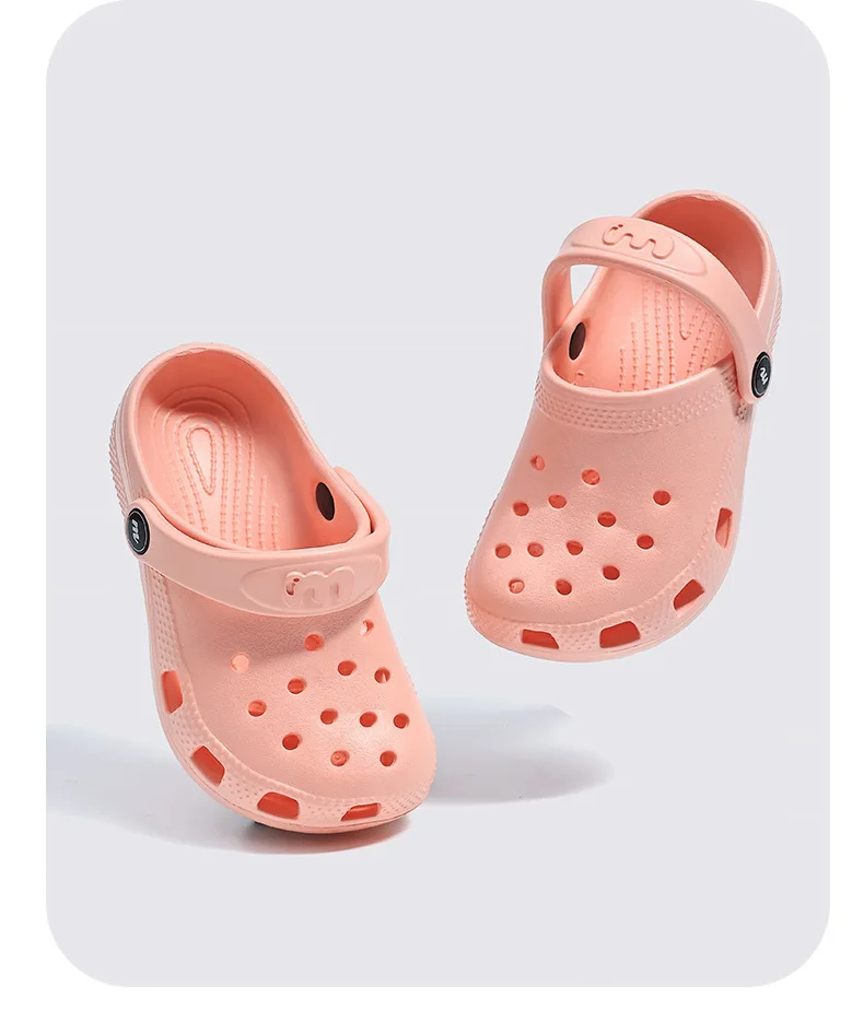2026 Kinder Mädchen Jungen Lochschuhe Sommer Rutschfeste Outdoor-Sandalen Geschlossene Zehenpartie Weiches Gefühl Strandpantoffeln Dicker Boden Weicher Boden – Detail 14