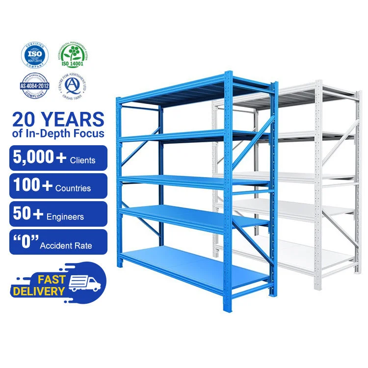 Industrial Pallet Rack, Heavy Duty Steel Warehouse Storage Shelving, Adjustable Boltless Metal Stacking Rack for Garage Storage