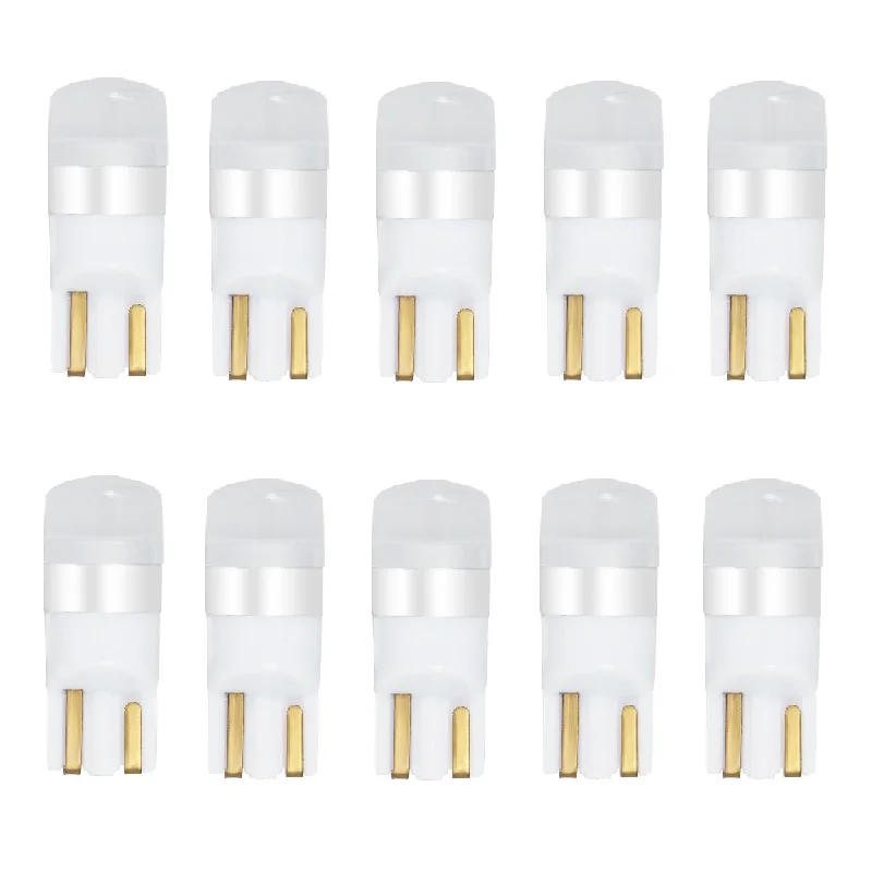 

10PCS t10 w5w 194 168 led 3030 smd 350lm t10 w5w Dome Reading Number Plate Illuminating Lamps Sidelight Parking Lights White