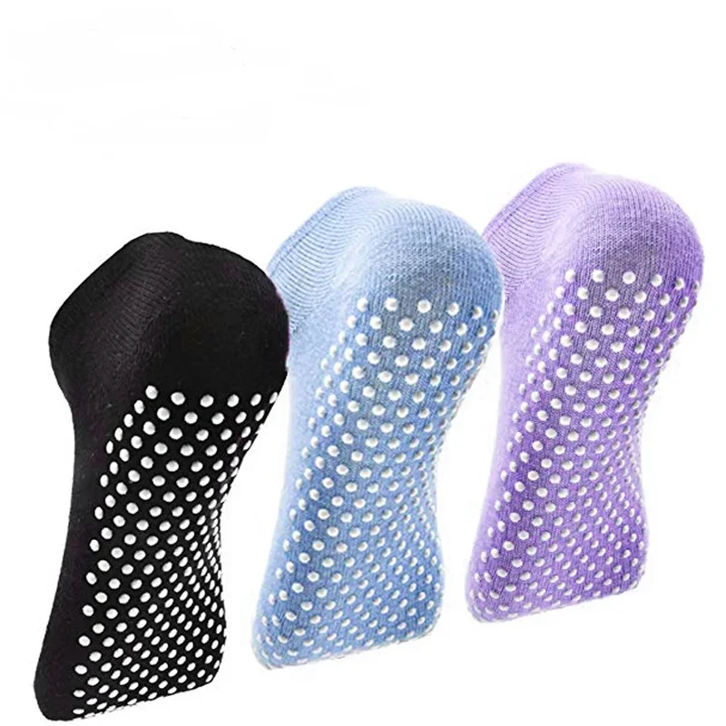 

1-10 pairs Women Anti-Slip Sock trampoline Yoga Sock Cotton Breathable Short Socks Elasticity Sport Boy Girl Outside Sport Socks