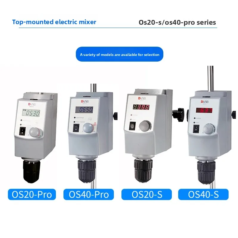 agitatore elettrico da laboratorio Agitatore meccanico montato dall'alto OS20-S/OS40-Pro Kit