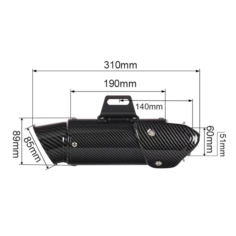 for Yamaha YZF R7 2021- 2023 Whole System Exhaust Header Pipe Muffler Tips Exhausts Pipes