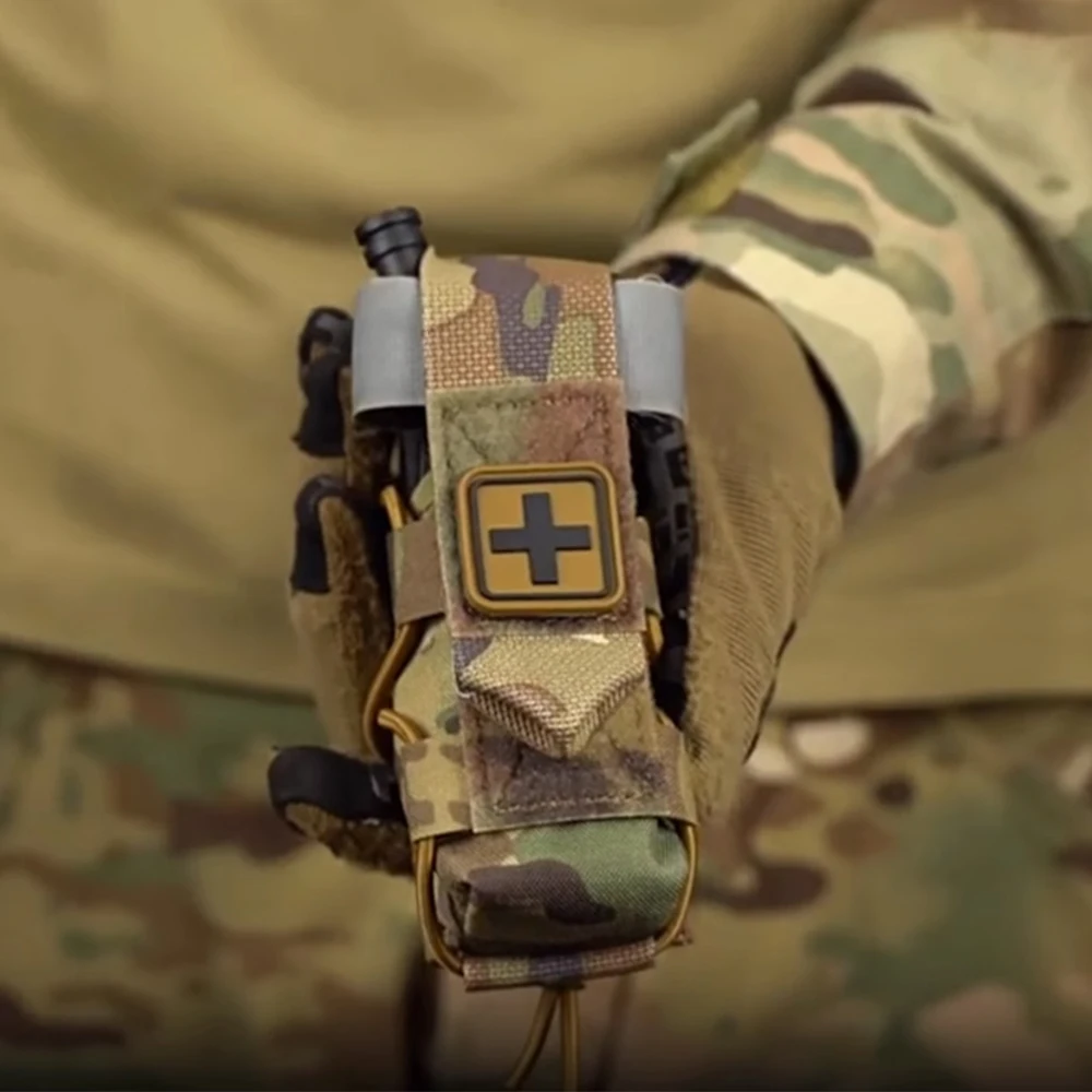 

Чехол для жгута с закрытым клапаном, аптечка первой помощи Molle, EMT, медицинская сумка для выживания в чрезвычайных ситуациях для переноски пластин/нагрудного жилета