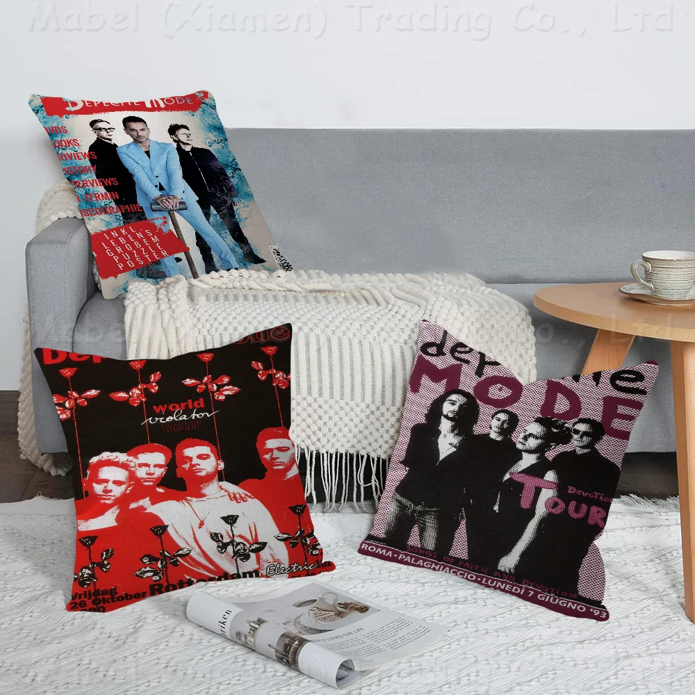 D-Depeche-M-Mode Singer Pillow Gifts Home Office Furnishings Bedroom Sofa Car Cushion Cover Case 45x45cm