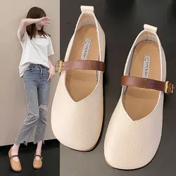 Moccasin Shoes Shallow Mouth Female Footwear Casual Sneaker Women's Heels Square Toe Soft Moccasins Grandma Dress On Heels Comfo