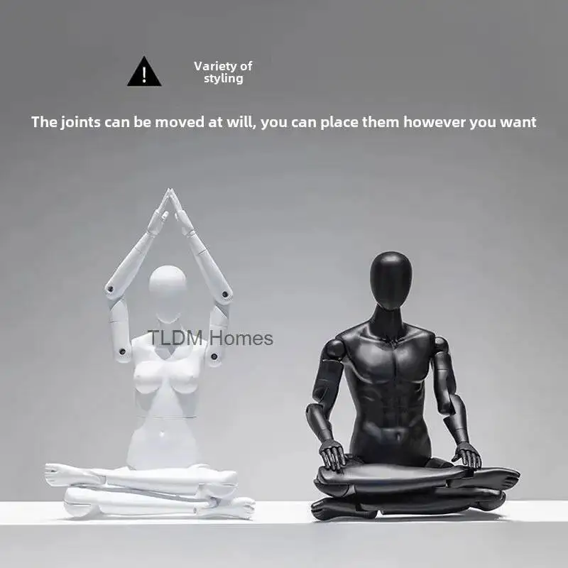 

Full Mannequin Changeable Body Posture Shopping Mall Mannequins for Clothing Store Model Props Luxury Window Display Shelf Dummy