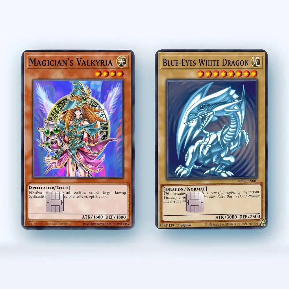 لعبة Y-yu G-gi Oh غطاء جلدي مقاوم للماء لبطاقة الائتمان، ملصقات بطاقة الخصم الأمامية لتمرير حافلة البنك