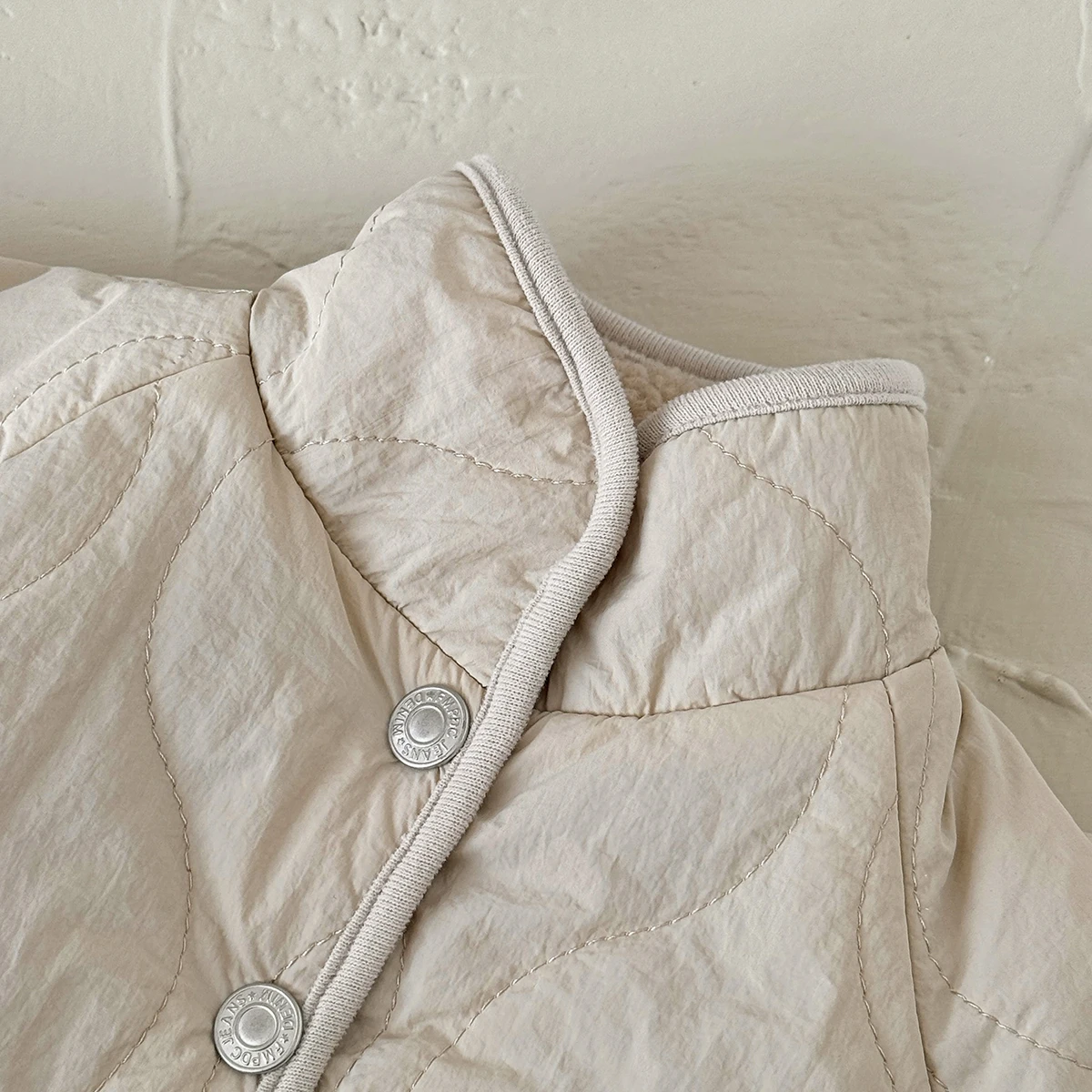 Kleinkind Baby Junge Mädchen Jacken Lamm Fleece Futter Umlegekragen Langarm Warme Mäntel Tägliche Winterkleidung – Detail 1
