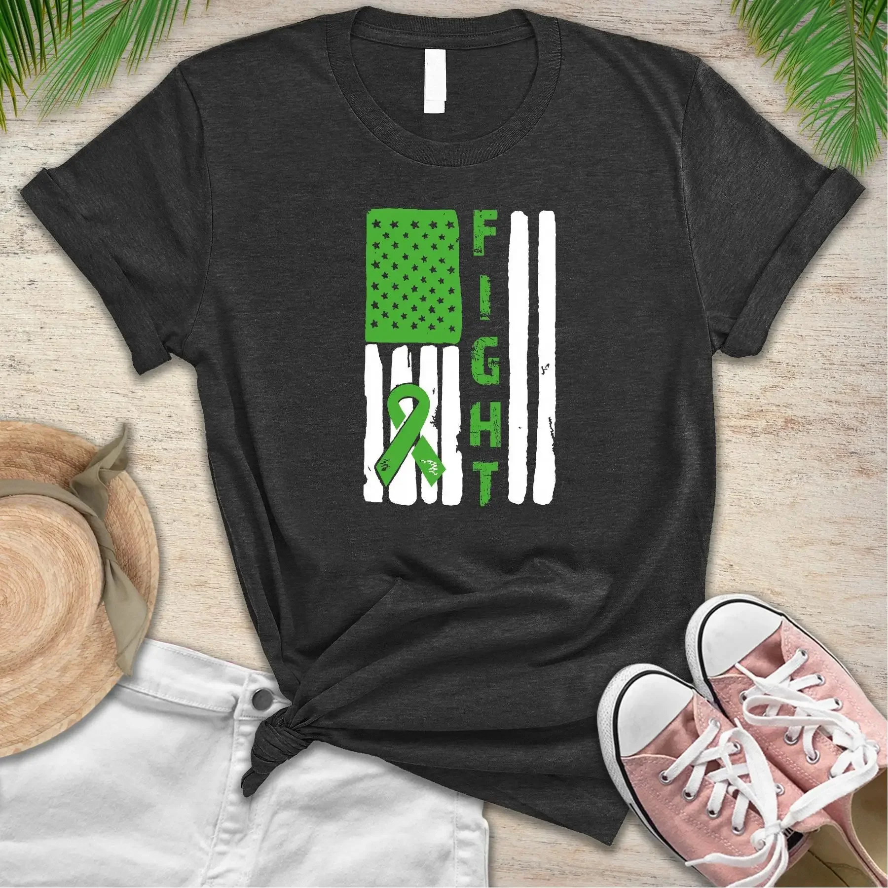 

Футболка с информацией о раке желчного пузыря, блузки с флагом, футболки для спортзала