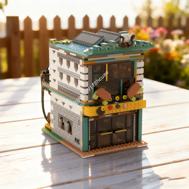 

1341pcs MOC City Arcade Modulared Model Building blocks Construction Assemble DIY idea toy Education Brick Christmas gifts Kids