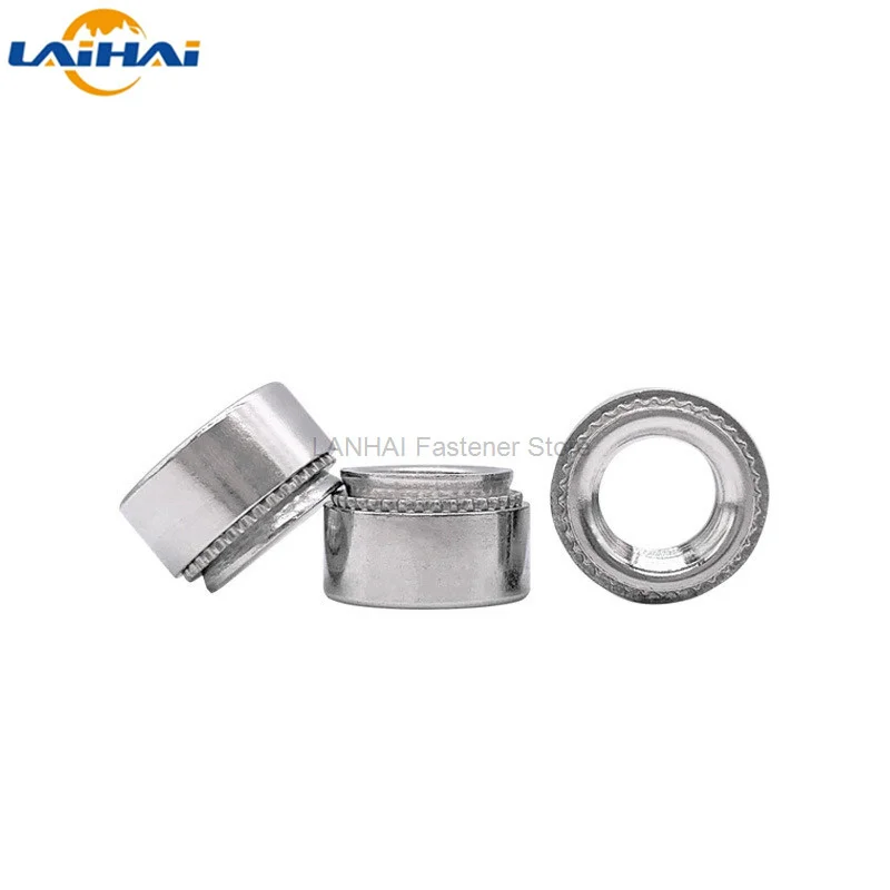 

10pcs M2 M2.5 M3 M4 M5 M6 M8 304 Stainless Steel CLS Self-Clinching Nut Press Insert Rivet Nut Nutsert Rivnut Slab 0.8-3.2mm