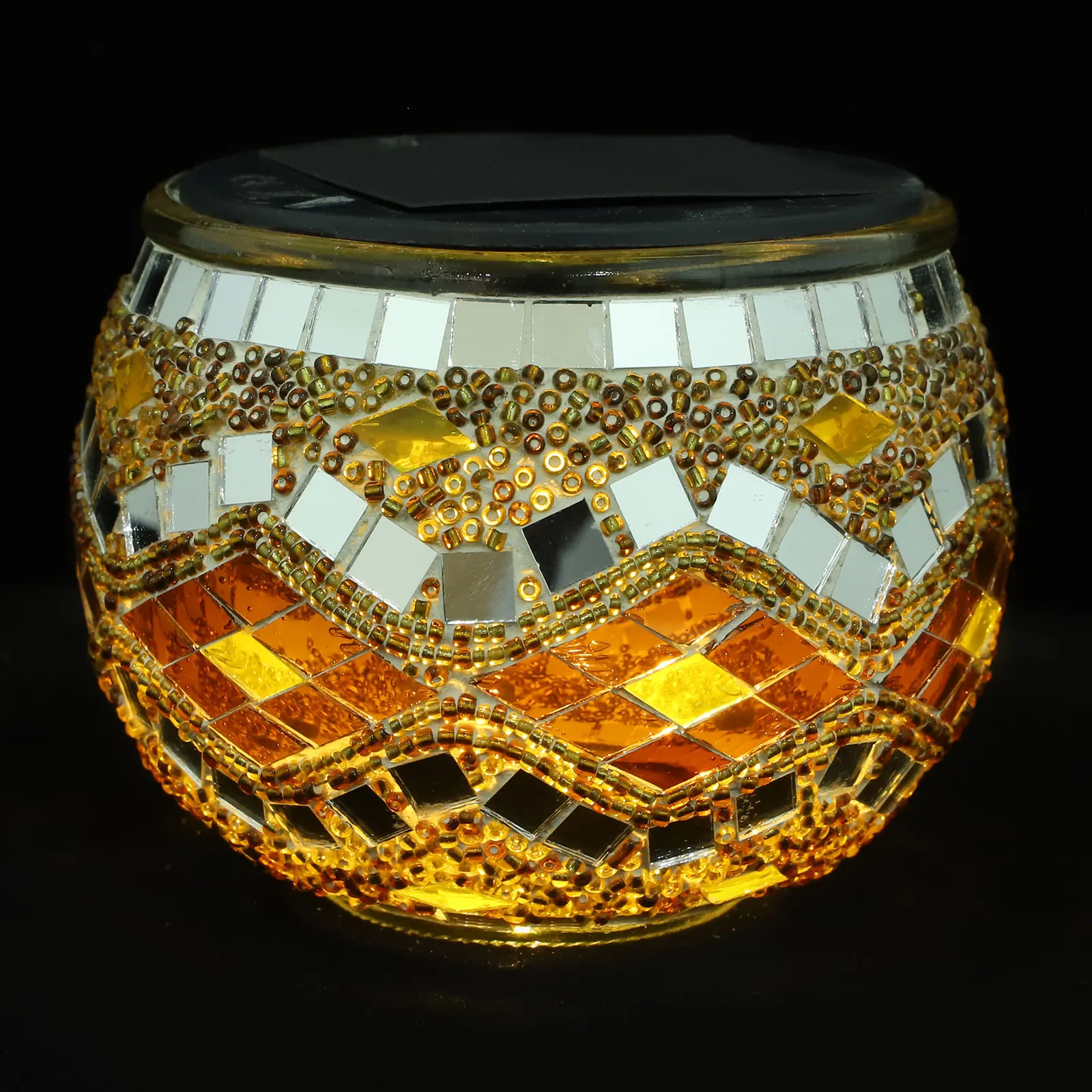 

Solar Yard Garden Light Glass Solar Powered Waterproof Led Outdoor Decorative Lawn Lamp Bright Durable Long Lasting Elegant