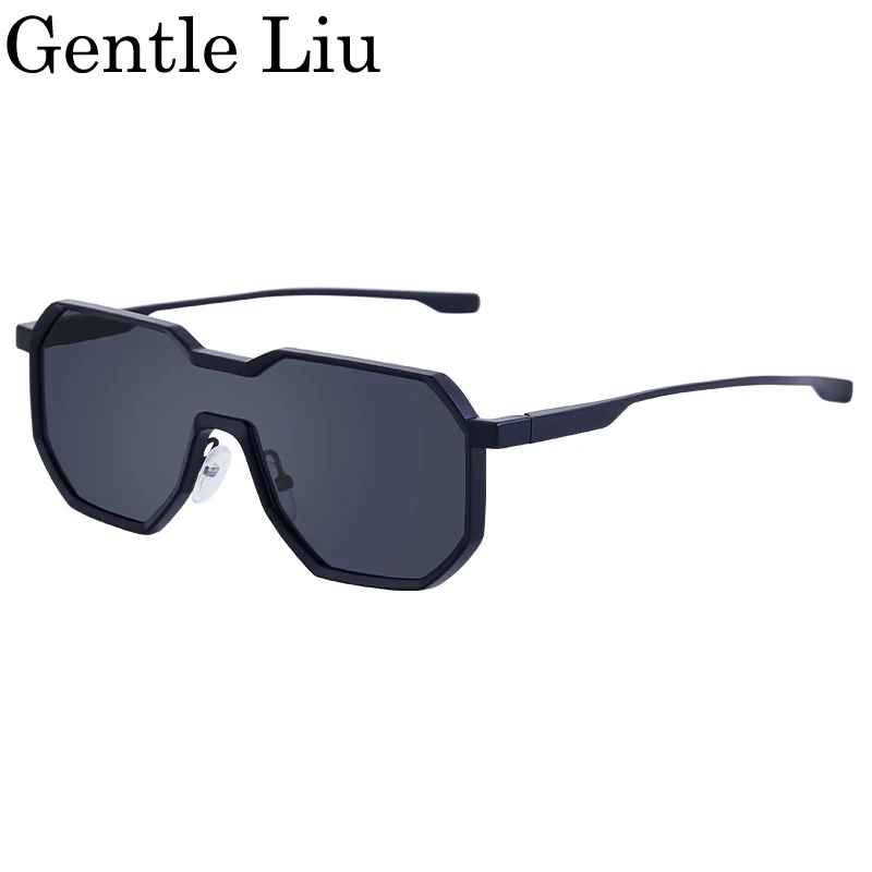Gothic Steampunk Square Sunglasses Men 2026 Luxury Brand Vintage One-pieces Punk Shield Sun Glasses For Male Eyewear Shades  