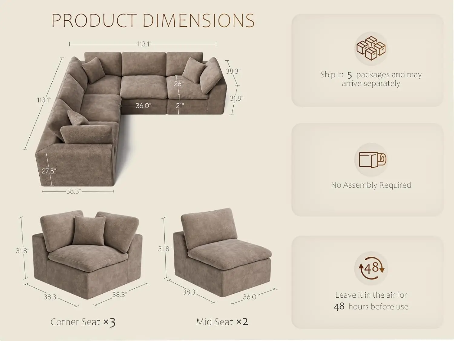 Thumbnail 2 - #3 Compare L-Shaped Corner Sofas Before You Buy