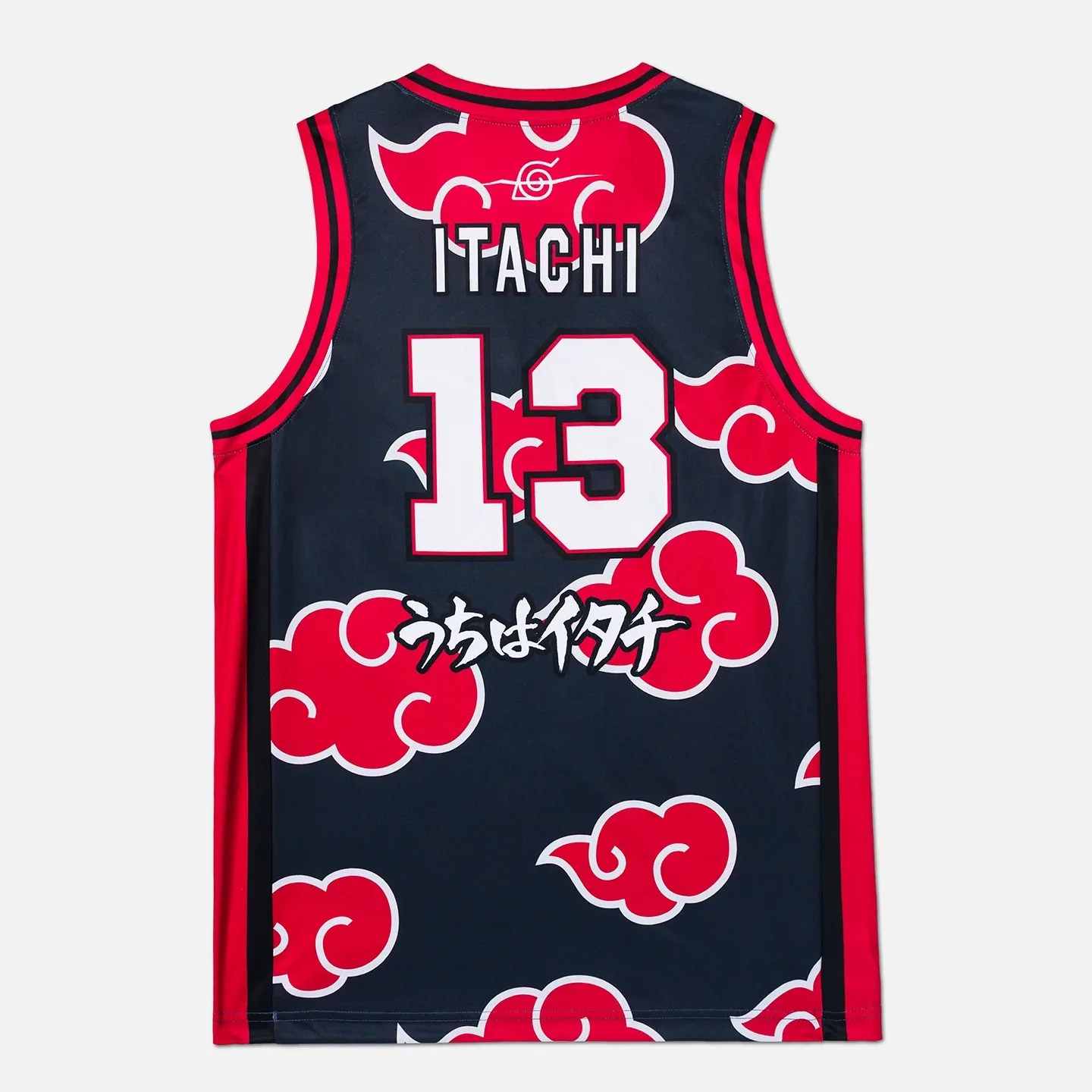 Naruto Akatsuki Uchiha Itachi #13 Basketball Jersey Adult Kids Athleisure Vest Family Summer Breathable Quick-drying Tank Top