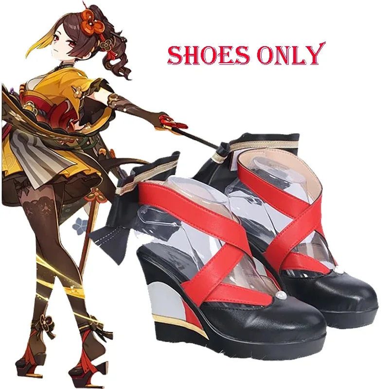 Disfraz de Chiori, conjunto completo de disfraz de Chiori, vestido, peluca, zapatos, juego de Anime Genshin Chiori, traje de Cosplay, disfraz de impacto