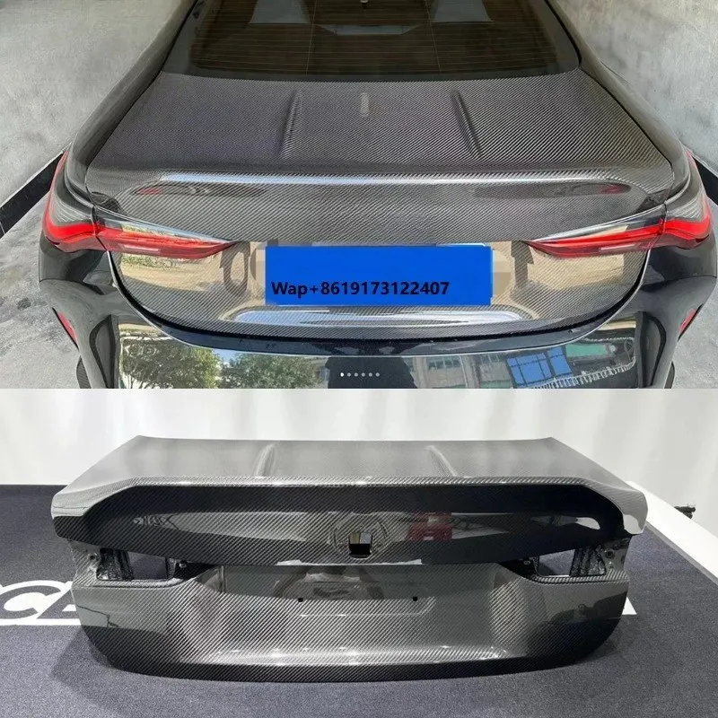 

High Quality for M3 M4 G80 G82 G83 Dry Carbon Fiber Rear Trunk CSL Style Trunk Boot Lid Rear Deck Boot Lid Cover Hood